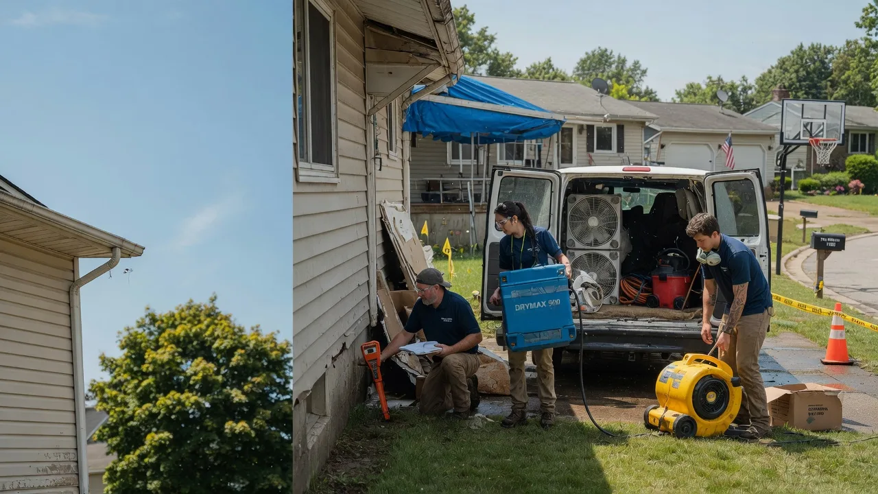 Ceiling Leak Cleanup in Algoma, WI near me