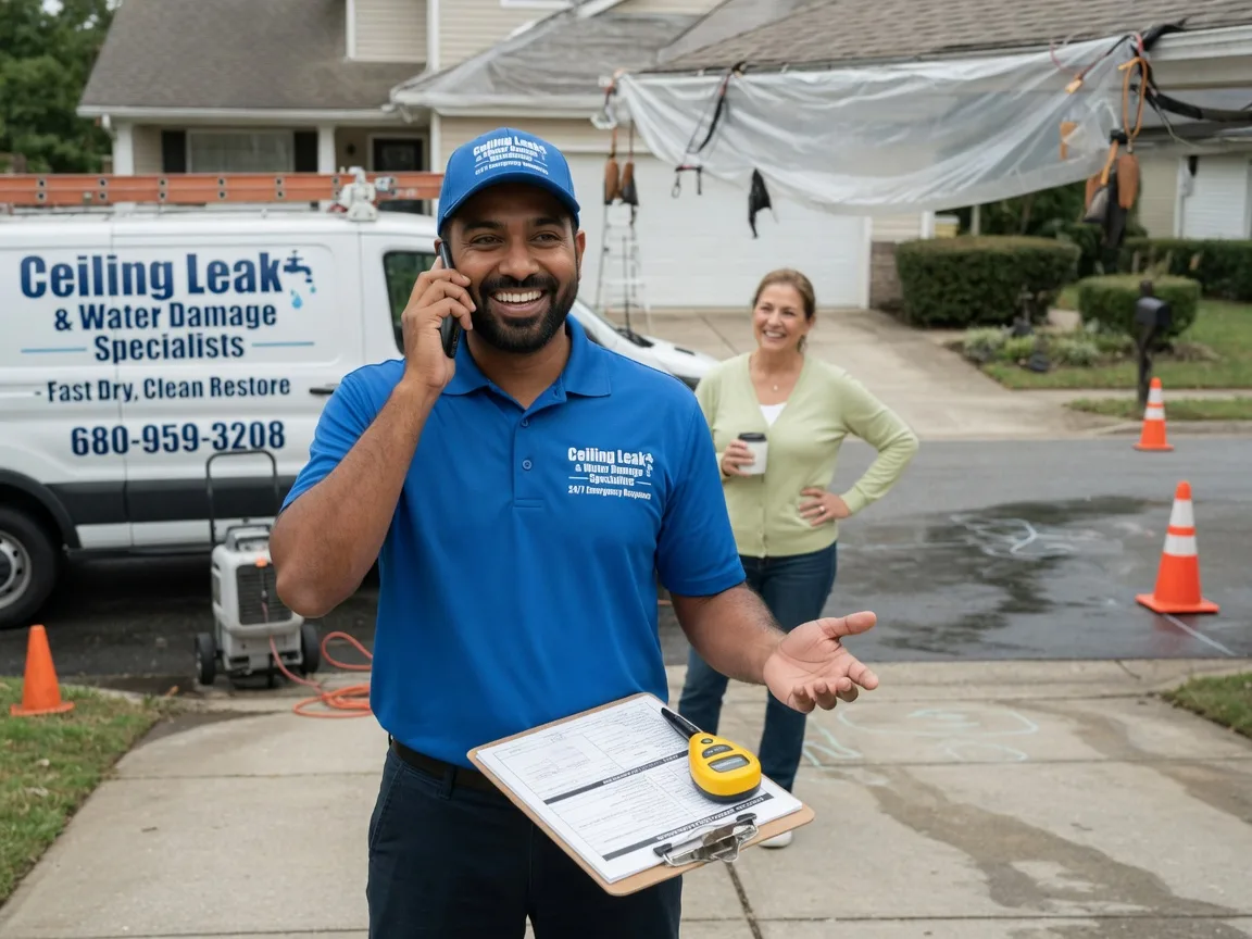 Ceiling Leak Cleanup Algoma, WI FAQs